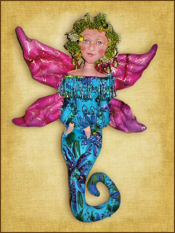 Tsunami Butterfly, a doll by Patti LaValley