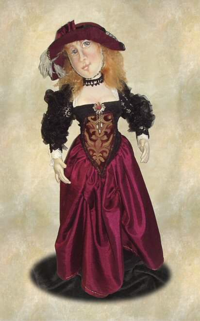 Chasonette Dupree, a doll by Patti LaValley