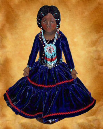 Halona, an American Indian doll by Patti LaValley