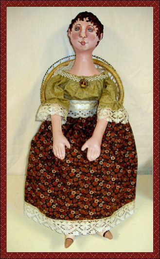 Holly Jean, a vintage-style doll by Patti LaValley