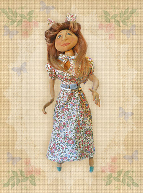 Liz Mae, a doll by Patti LaValley
