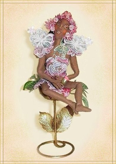 Elbie-ef [Little Brown Fairy, L-B-F] a doll by Patti LaValley