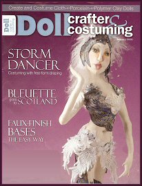 Storm Dancer on the cover of Doll Crafter and Costuming magazine
