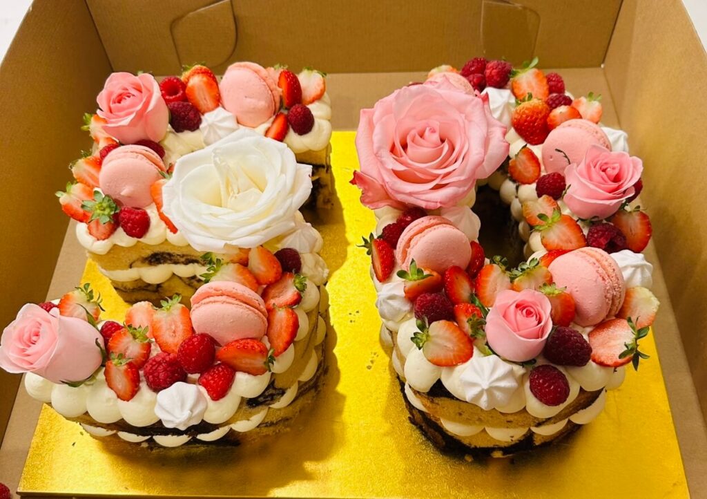 Number Cake or Cupcake Tower 