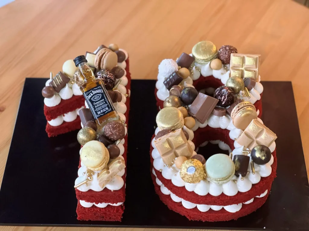 Number Cake or Cupcake Tower 